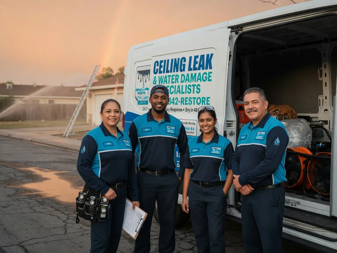 Ceiling Leak Cleanup company in Etoile, TX