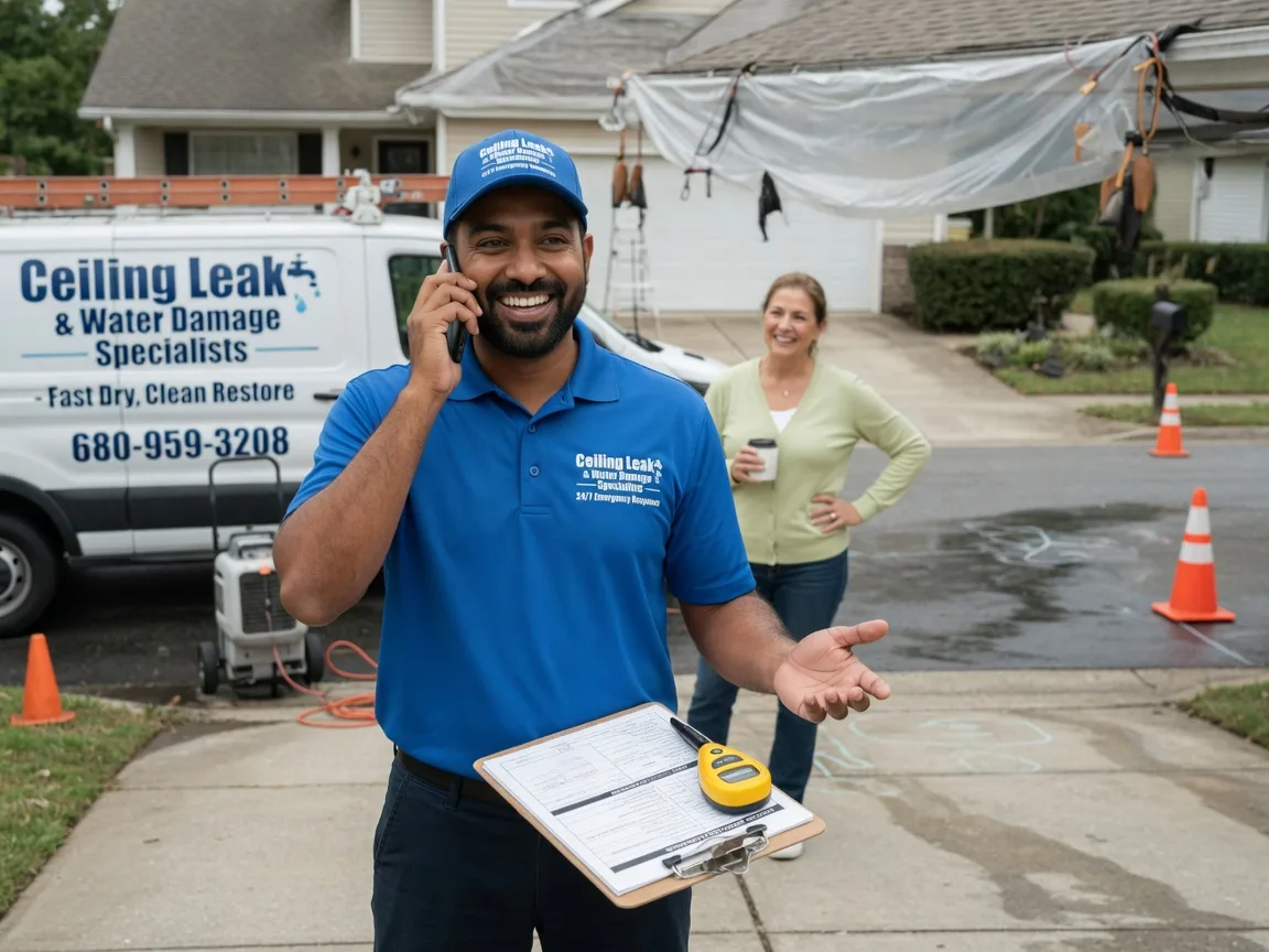 Ceiling Leak Cleanup Etoile, TX FAQs